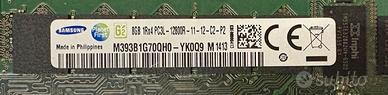Banco RAM 8 GB SAMSUNG 1Rx4 PC3L 12800R