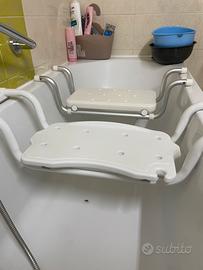 Sgabello/sedia da doccia ausilio anziani 2/1