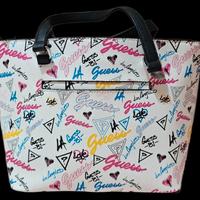 Borsa Tote Guess Bianca Stampa Logo 