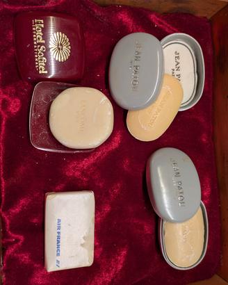Saponette Vintage Jean Patou, Lancôme, Air France 