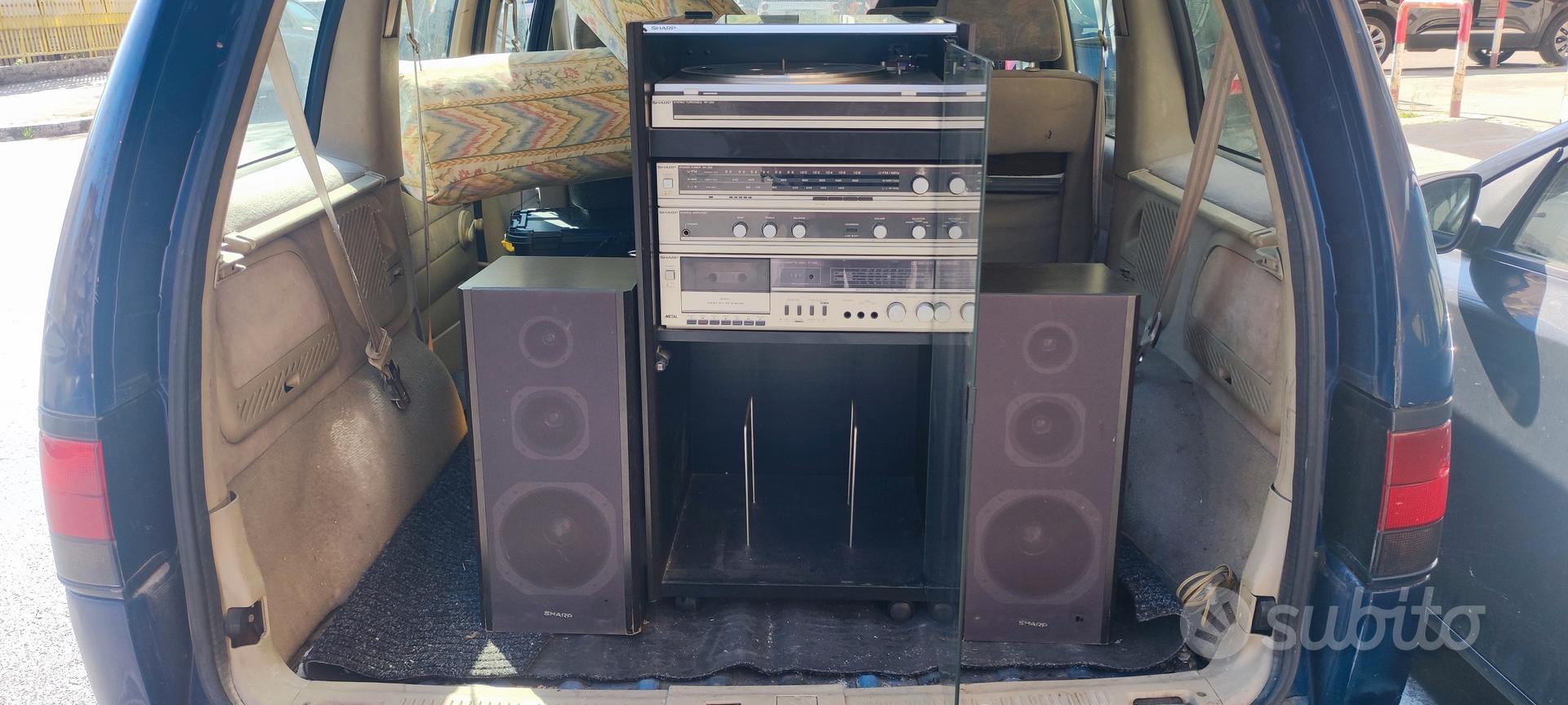 mobile hi-fi completo giradischi , cassette SHARP - Audio/Video In ...