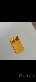 lingotto oro 10 grammi 24k bartoccini perugia