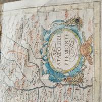   Antica cartina del  Piemonte 
