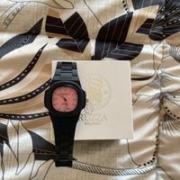 Orologio rizza Watch nero quadrante bubble gum