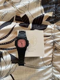 Orologio rizza Watch nero quadrante bubble gum