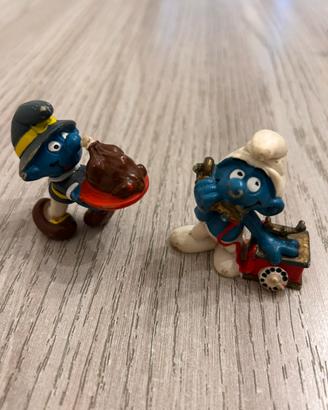 2 Puffi Schleich originali anni ‘80 - 20062 20177