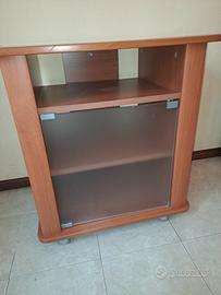 carrello TV simil legno