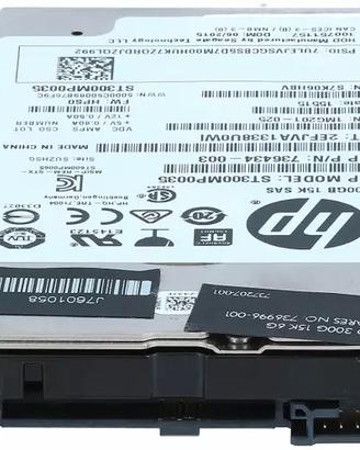 Hard Disk HP  300GB  SAS 15K