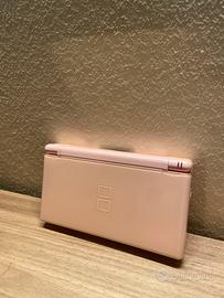 Nintendo ds lite rosa con caricatore
