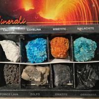 Collezione Minerali Vintage Anni '90 - 8 pezzi.