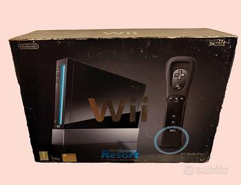 Wii nera con 3 giochi compresi