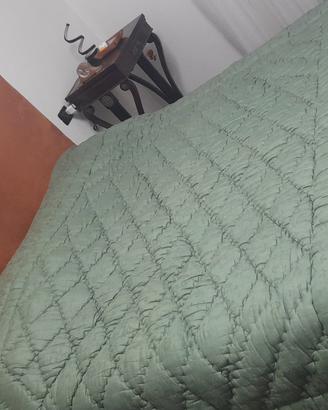 TRAPUNTA MATRIMONIALE CON IMBOTTITURA IN LANA