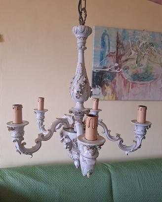 lampadario capodimonte