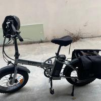 bici elettrica vivo con monopattino
