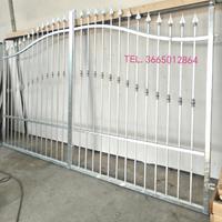 Cancello carrabile doppia anta in ferro zincato 