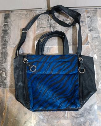 Borsa blu zebrata Yamamay NUOVA