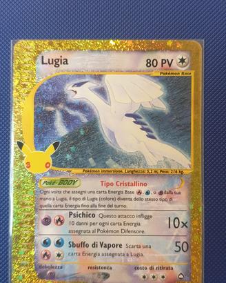 Pokemon 165-128 Lugia Cristallino Holo - 30 ita NM