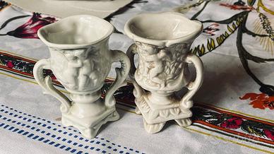 Lotto oggetti vintage decorativi in ceramica