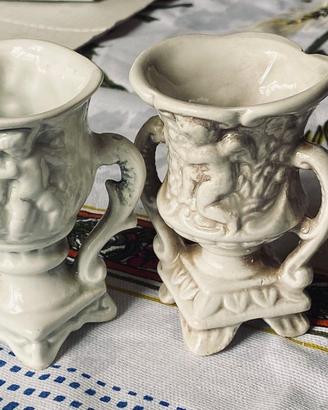 Lotto oggetti vintage decorativi in ceramica