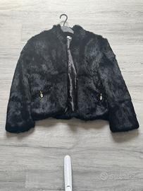 Giacca Vintage, vera pelle di coniglio Made italy