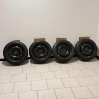 185 60 15 Gomme + Cerchi VW POLO / Skoda ecc.