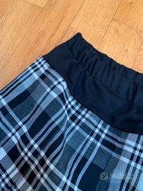 Gonna Tartan Scozzese nero bianco