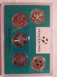 Collezione completa monete Italia '90