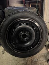 4 Ruote complete invernali 15" 5x100 