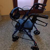 Deambulatore rollator pieghevole