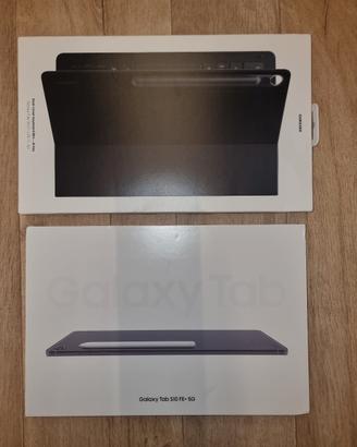 Samsung tab S10FE + 5G con cover  keyboard