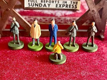 Subbuteo - Lotto 6 personaggi Fotografi Manager