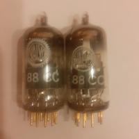 Antica Coppia di Valvole Valvo E88CC gold pin OK