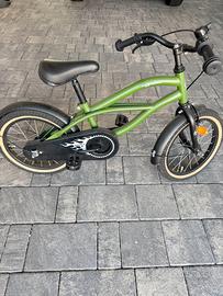 Bicicletta bambino 16" Rumble verde stile cruiser