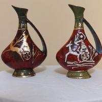 COPPIA ANFORE IN CERAMICA ARTISTICA ARETINI ZULIMO
