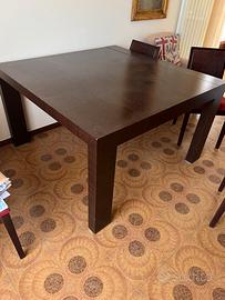 Tevolo + Set di 4 sedie