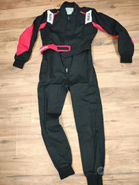 tuta kart thunder bambino taglia 130 cm