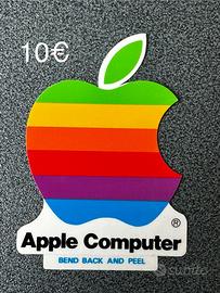 Adesivo logo Apple vintage