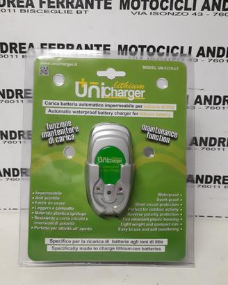 Mantenitore carica batterie unicharger litio un-12