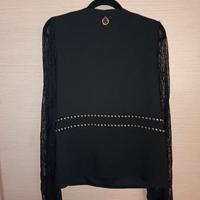 Gaelle Paris Camicetta donna raso nero