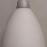 Lampada in vetro satinato trasparente 