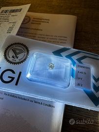 Diamante naturale 0,40 ct