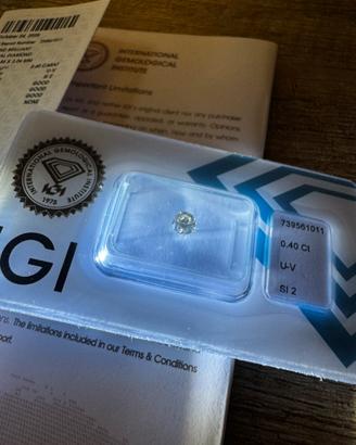 Diamante naturale 0,40 ct