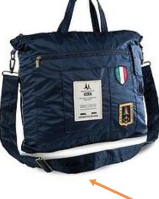 Cinghia per PORTA CASCO dell'AERONAUTICA MILITARE