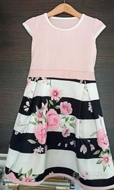 Vestito estate bambina con giacchino tg. 6 anni