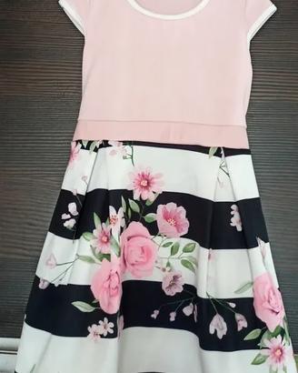 Vestito estate bambina con giacchino tg. 6 anni