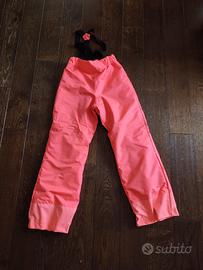 Pantaloni sci bambina rosa Decathlon 12 anni