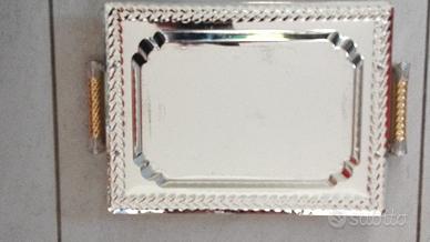 Vassoio placcato oro