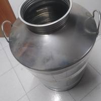 Contenitore in acciaio inox per olio