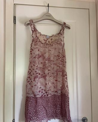 Sottoveste canotta babydoll intimissimi seta S