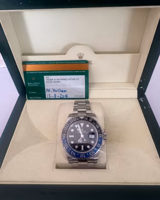 GMT MASTER II BATMAN